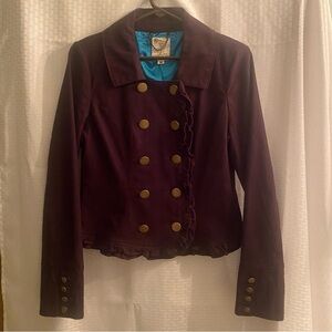 ANTHROPOLOGIE TULLE JACKET/BLAZER SIZE MEDIUM